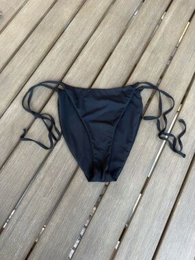 Dippin' Daisy's Black Tie-Side Bikini Bottom